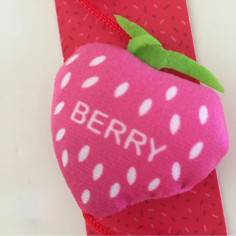 NEW Cat Toys Strawberry Hearts I Love U. Berry Much | FuzzYard